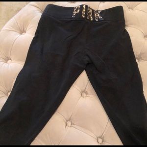 Pink Medium Yoga Cheetah Leggings